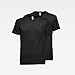 G-Star Raw Men's Base Heather Short Sleeve Crew T-Shirt 2-Pack