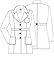 Adar Uniforms, Universal Lab Coats for Women - Belted 33