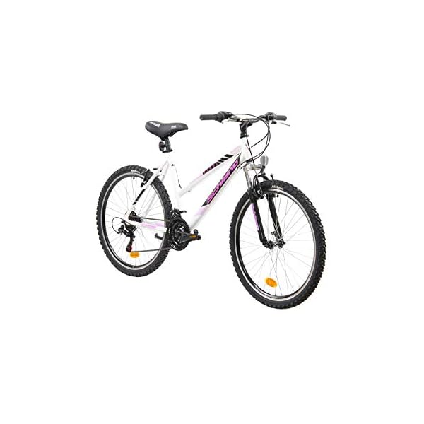 €162.38 F.lli Schiano Range, Bici MTB Women's, Bianco-Rosa, 26'' -  bikewebshop.it