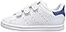 adidas Originals Kids Stan Smith Sneaker, White/White/EQT Blue, 9 US Unisex Toddler