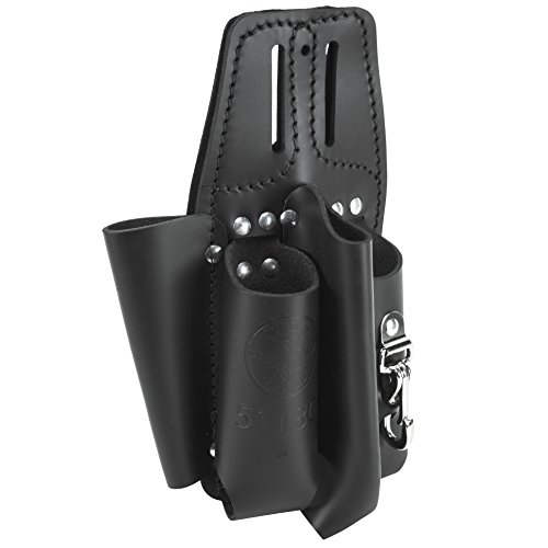 Tool Pouch, 4 Pocket Multi Tool Holder with Plier Holder, Ruler Holder, Screwdriver Holder Klein Tools 5118C