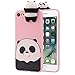 Aurorax 3D Bare Bears Soft Silicone Case For IPhone 6/6s Plus 5.5 (Pink)