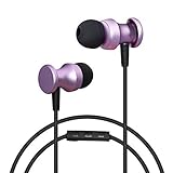 Sowak Sports Bluetooth Headset With Mic Stereo Magnetic Sweatproof Headphones For Running(Purple)
