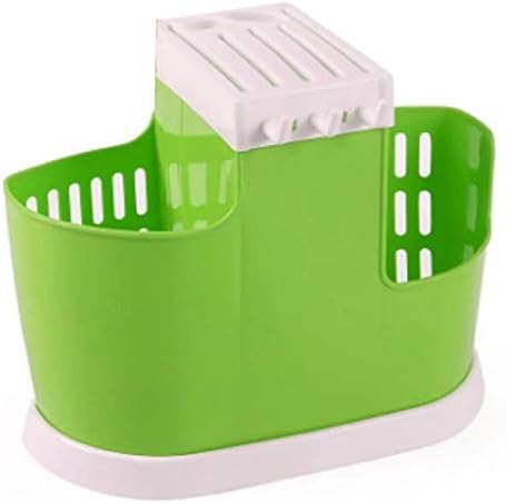 Xhanry Xhanry Plastic Basket Wastebaskets Multifuctional Hanging Deskside Garbage Containers Green