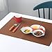 HomeDo Waterproof Silicone Placemats, Non-Stick Baking Mat, Non-Slip Dining Table Mat for Kids/Baby/Children, Heat Resistant Insulation Countertop Protector Pads (Black, 15.75x11.81Inch-4pack)