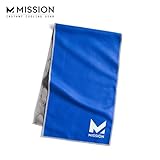 Mission Enduracool Microfiber Cooling Towel, Large, Blue