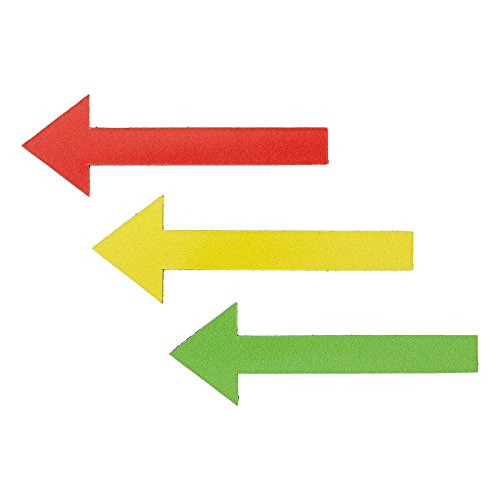 15 colourful magnetic arrows (5 green magnetic arrows, 5 yellow