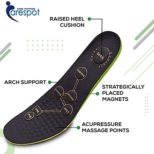 Carespot Acupressure Massage Insoles for Men/Women, Foot