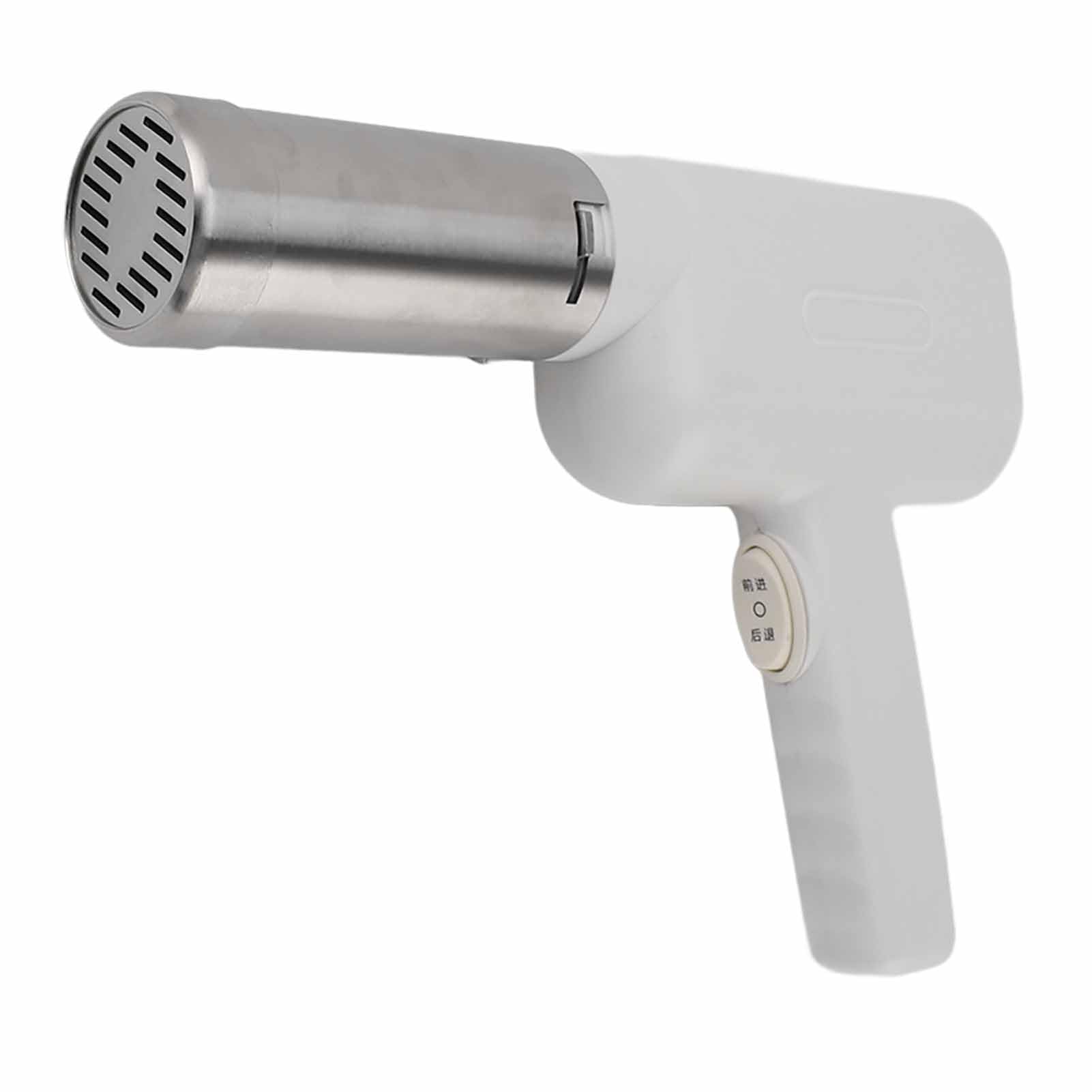 Electric Pasta Maker, Stainless Steel Liner Detachable Easy to Clean Handheld Noodle Maker Rechargeable Portable Automatic Pasta Maker Machine with 5pcs Noodle Mould (White)