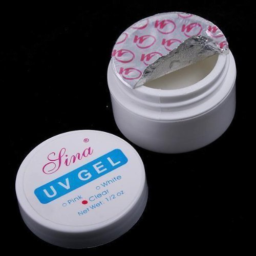 Bluesky NEW White Uv Builder Gel Acrylic Nail Art Tips Manicure (clear)