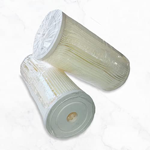 Pack 2 Cartuchos Jumbo de Repuesto de Polipropileno Filtro Estándar Compatible con Rotoplas Filtración Agua 50 Micras Capacidad para Toda la Casa