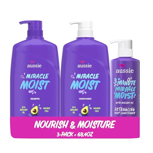 Aussie Miracle Moist Shampoo and Conditioner