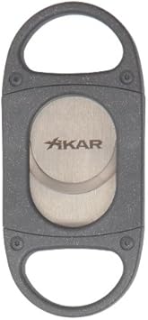 Cortador Charutos XIKAR X8 Lâmina Dupla Resina Prata