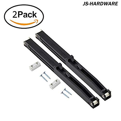 JS-HARDWARE Sliding Barn Wooden Door Hardware System Accessories Soft Close Mechanism Set with Screws (2 Packs)