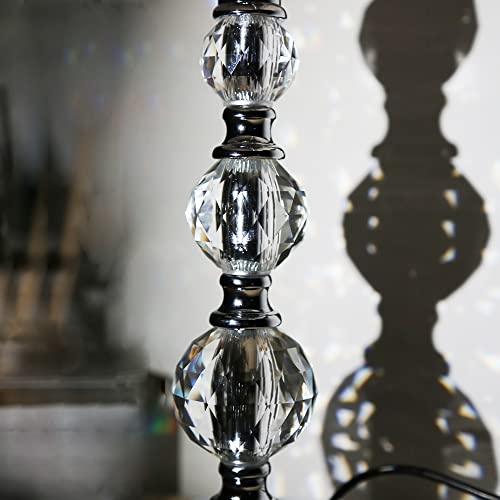 Touch Control Crystal Lamps with USB Port 3 Way Dimmable Table Lamp