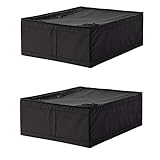 Ikea Skubb Underbed Storage Box, Black, 2 Pack