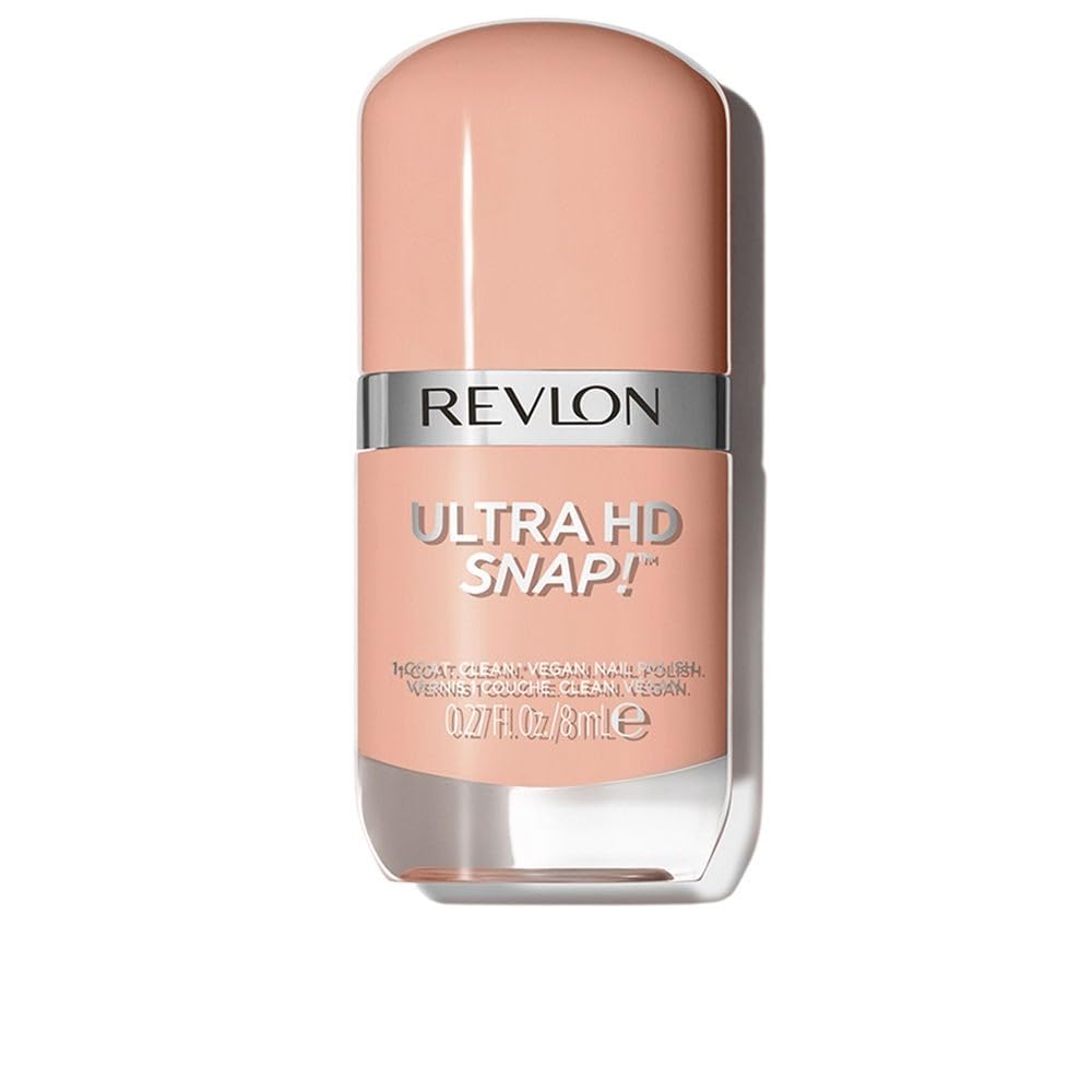 Revlon Ultra HD Snap Nail Polish, Long Lasting Vegan Formula, Quick Drying & One-Coat Full Coverage Colour (8ml) Keep Cool (018) Unisex