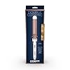 Conair-Double-Ceramic-Curling-Iron-1-14-inch-Curling-Iron-WhiteRose-Gold Conair Double Ceramic Curling Iron, 1.25 Inch curling Iron, White/Rose Gold
