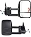 Fit System Towing Mirror Pair for Escalade, Avalanche, Suburban, Tahoe, Yukon, Silverado, Sierra, Silverado/Sierra Classic, Arrow Signal, Foldaway, Power Heated