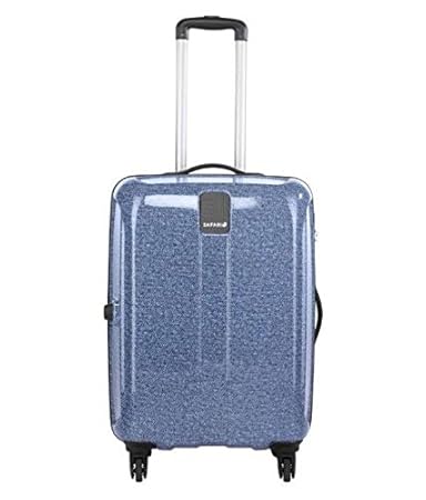 Safari Polycarbonate 65 Cm Navy Blue Hard Sided Suitcases & Trolley Bags
