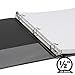 Samsill 0.5 Inch 3 Ring Binders, Made in USA, Economy Round Ring, Clear View Cover, 100 Sheet Capacity - for School, Home, Office - Black, 12 Pack