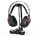 dodocool Gaming Headphones Stand Headset Stand with EQ7.1 Surround Sound, Headset Holder, LED Lights, 2 USB Ports 3.5mm Audio Jacks and a Microphone Jack, Black