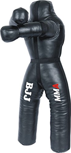 QUADRO MMA Grappling Dummy Standing Position Cross Fita Style Jiu Jitsu Punching Bag Black - 59 inches