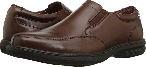 Nunn bush mens myles st. moc toe slip-on brown 12 m (d)