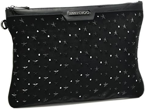 Amazon Jimmy Choo ジミーチュウ バッグ メンズ ベルベット エナメル クラッチバッグ ブラック Derek Vwc 0001 並行輸入品 Jimmy Choo ジミーチュウ クラッチ セカンドバッグ