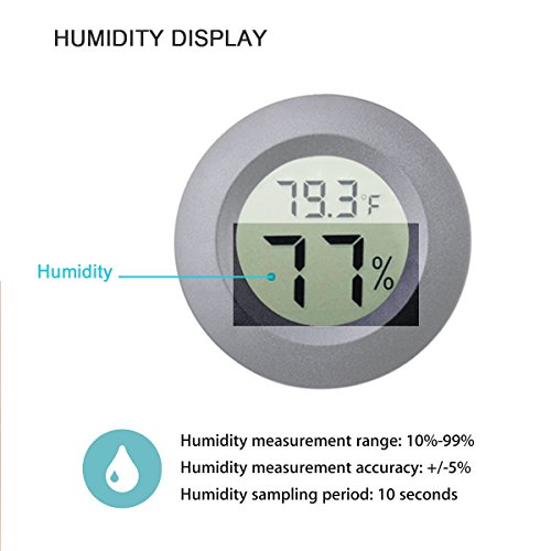 3 Veanic+Hygrometer+Thermometer+Temperature+Humidifiers
