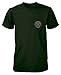 Harley-Davidson Men's Only One Short Sleeve Chest Pocket T-Shirt, Forest Green