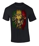 Rasta Lion, Rastafarian Lion, Lion Dreds Men's T-shirt, NOFO Clothing Co.
