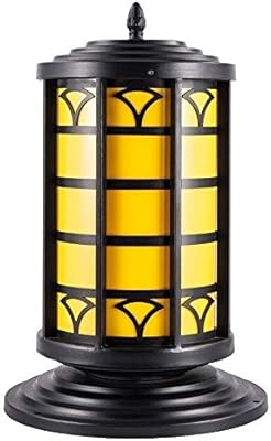 Njc Vintage Waterproof Lamp Energy Retro Household Column Light