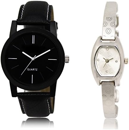 Vastrang Sarees Analogue Display Multicolour Men's and Women's Watch Combo