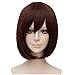 Flovex Short Straight Anime Bob Cosplay Wigs Natural Sexy Costume Party Daily Hair with Bangs