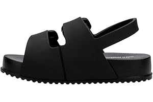 mini melissa Cozy Jelly Sandals for Toddlers & Little Kids - Summer Sandal w/Adjustable Back Strap, Jelly Shoes for Girls & Boys