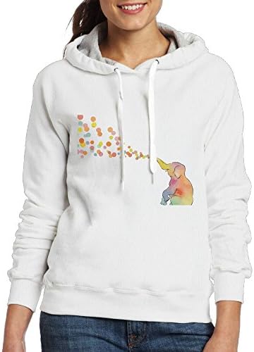 Colorful Happy Elephant Fashion Durable Casual Warm Cotton Fall/Winter Womens Hoodie