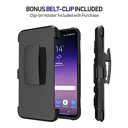 image for MINITURTLE Case Compatible w/ Samsung Galaxy S9 Plus [Holster Case w/ 