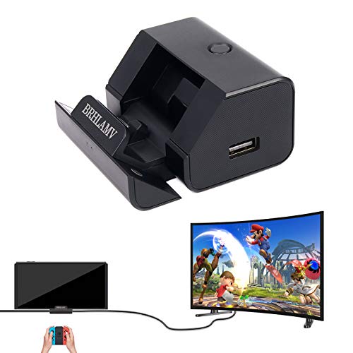Nintendo Switch Dock, BRHLAMV Portable Replacement for Nintendo TV Dock Station with HDMI, USB 3.0, 2USB 2.0 and Charging Ports