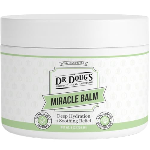 Dr. Doug's Original Miracle Balm – Hydrating, All-Natural & Toxin-Free Skin Care | Organic, Handmade Balm for Dry, Itchy Skin | Cruelty-Free & Paraben-Free Formula