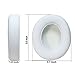AGPTEK White Replacement Earpads, 2 Pieces Foam Ear Pad Cushion Compatible with Beats Studio 2.0 Wired/Wireless B0500 B0501 Headphone & Beats Studio 3.0