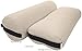 Bean Products Yoga Bolster - Handcrafted in The USA with Eco Friendly Materials - Studio Grade Support Cushion That Elevates Your Practice & Lasts Longer - Rectangle, Cotton Natural