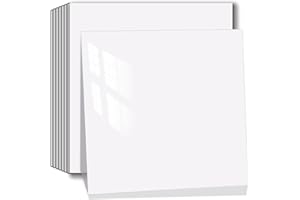 SHOWCOLOUR 10-Sheet Peel and Stick Backsplash Marble Look 12"X12" Self Adhesive Wall Tile Back Splashes for Kitchen Bathroom (1, Pure White)