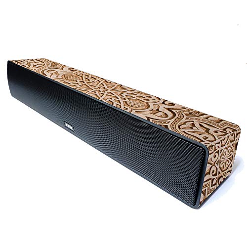 MightySkins Compatible with Zvox Accuvoice TV Speaker Model AV155 - Carved | Pr…