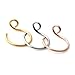 Ruifan 3PCS 316L Surgical Steel Tribal Fake Faux Clip On Earrings Nose Hoop Ring Body Jewelry Piercing Unisex 20 Gauge 5/16