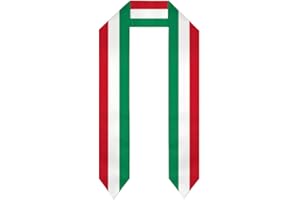 Vintage Hungary Hungarian Flag Graduation Stole Graduation Sash Scarf Graduation Gift for International Student