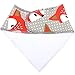 10-Pack Unisex Baby Bandana Drool Bibs for Babies,Toddlers - Organic Cotton Absorbent Bib Bandana (Neutral Pattern)