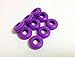 10 Purple Silicone Grommet 5/16