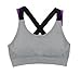 BURNING EYES Women Sports Bra Racerback Pad Bra Ladies High Impact Running Yoga Boxing Fitness Strappy Bra