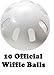 Wiffle® Ball and Bat Combo Set, 10 Wiffle® Balls Baseballs, 2 Bats, 1 Roll Bat Tape, and Pitching Guide